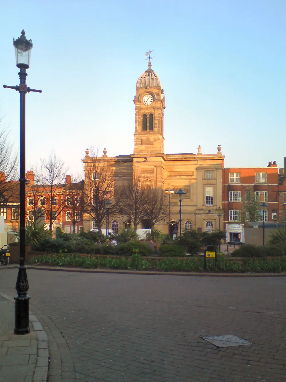 Derby Guildhall, the local landmark of DE1